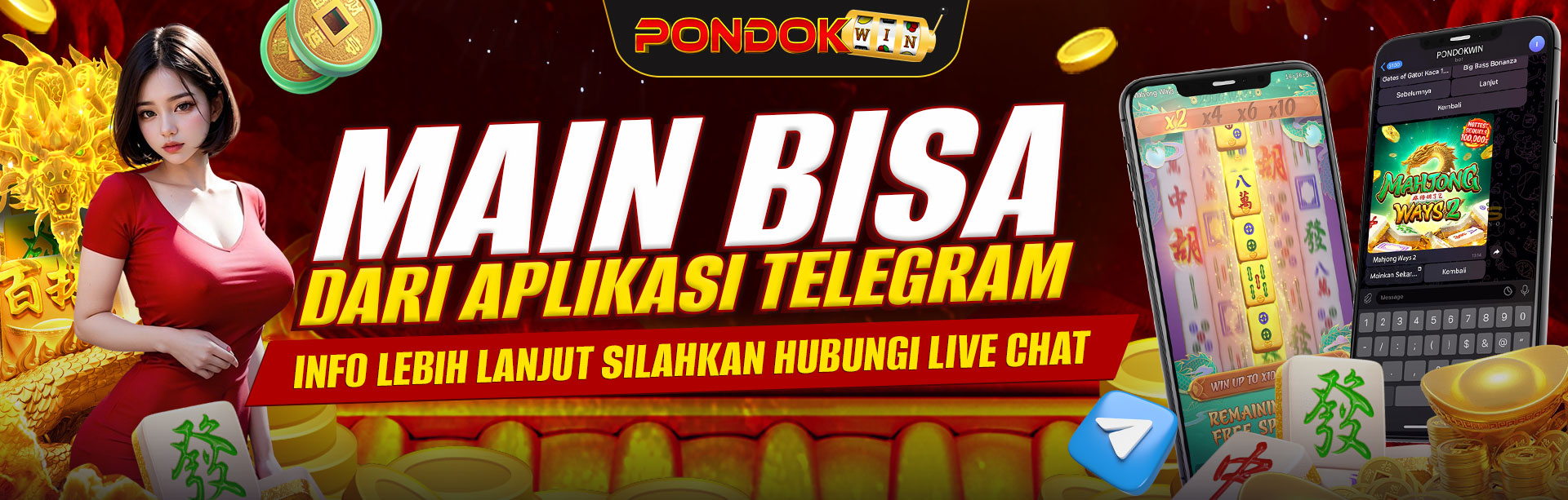 Login Pondokwin Via Telegram