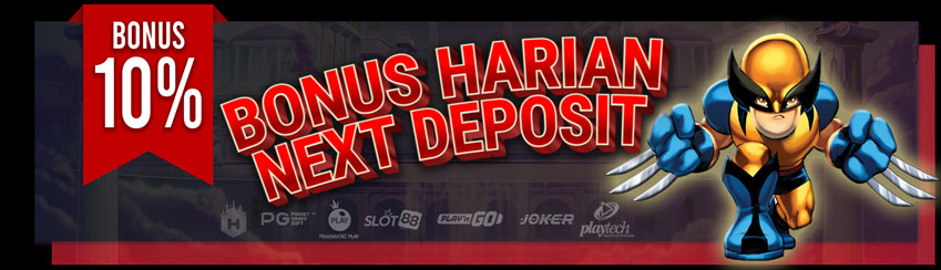 Bonus Deposit Harian 10%