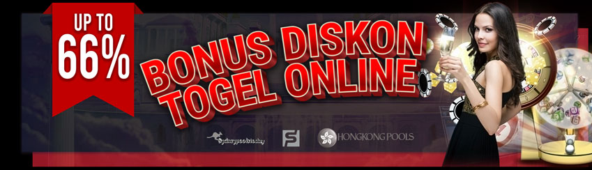 Bonus Diskon Togel Online Hingga 66%